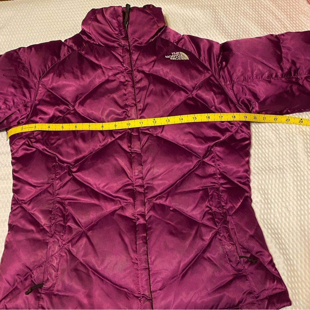 The North Face 550 Purple Puffer Jacket Small Y2K - Picture 10 of 14